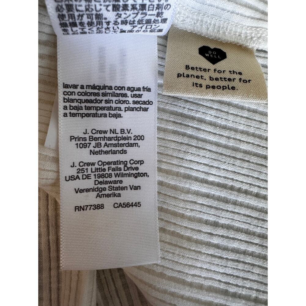 NWT Madewell Women's Lighthouse Pointelle Button-Front Slim Tee Size S - Picture 7 of 8